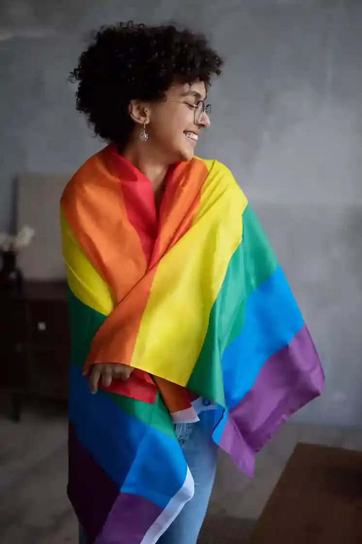 Une personne de la communauté trans haïtienne